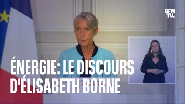 Énergie: le discours d'Élisabeth Borne en intégralité