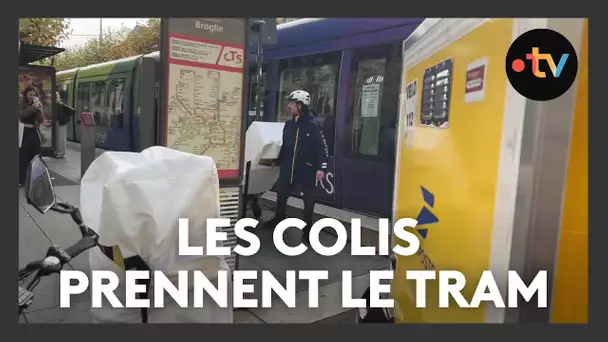 A Strasbourg , les colis prennent le tramway