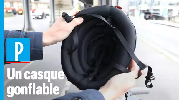 Bumpair : le casque gonflable pour trottinettes