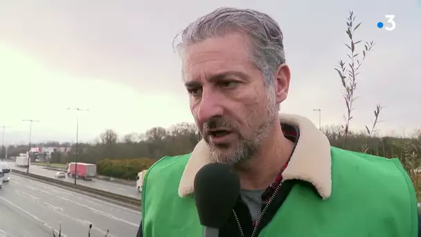 Opération escargot des transporteurs routiers sur l'A36