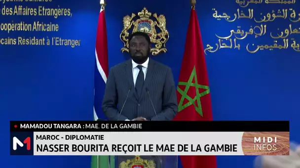 Nasser Bourita reçoit le MAE de la Gambie