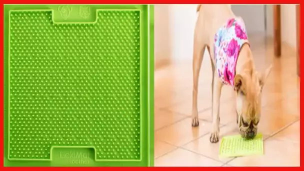 Hyper Pet Slow Feeder Mat for Dogs (perfect for dog food, dog treats, yogurt, or peanut butter)