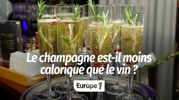 Le champagne est-il moins calorique que le vin ?