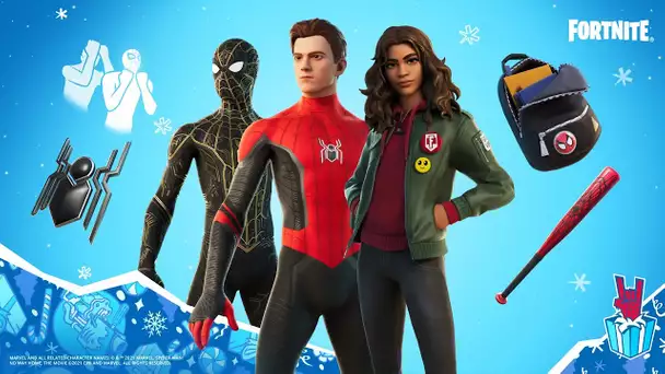 SPIDER-MAN NO WAY HOME SUR FORTNITE POUR NOEL + RECOMPENSES GRATUITES ! (FORTNITE WINTERFEST 2021)