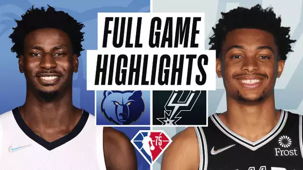 GRIZZLIES at SPURS | FULL GAME HIGHLIGHTS | March 30, 2022