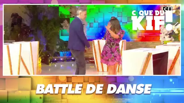 Battle de danse entre Jean-Michel Maire et Maxime Guény avec Valérie, la seule personne du public !