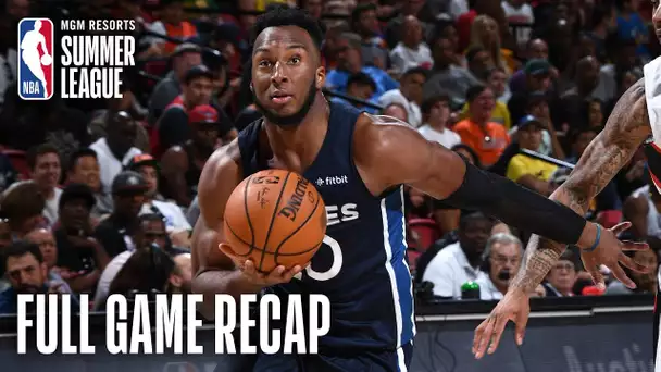 Timberwolves vs HAWKS | Timberwolves Stay Undefeated | MGM Resorts NBA Summer League