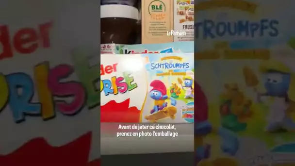 Des tonnes de Kinder probablement contaminés