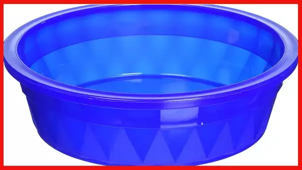 Van Ness Pets Crock Style Heavyweight Translucent Jumbo Bowl, 106 OZ Food/Water Dish