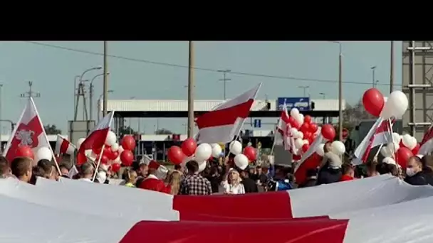 "On veut dire à nos voisins qu'on les soutient": les Polonais solidaires des manifestants au …