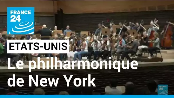 Etats-Unis : le Lincoln Center de New York retrouve son orchestre philharmonique • FRANCE 24