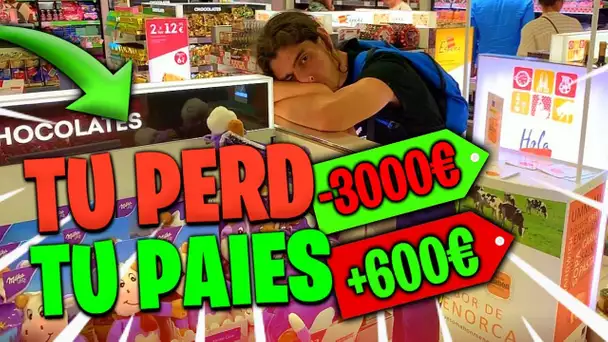 TU PERDS, TU PAYE 3000 EUROS ! DÉFI HARD 😱