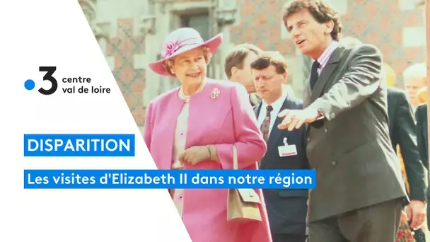 Les visites d'Elizabeth II dans notre région