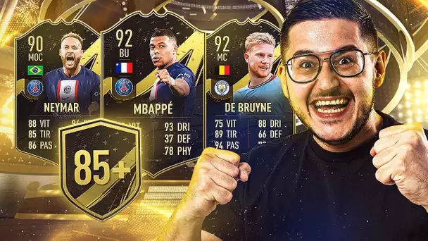 J'OUVRE 10 PACKS TOTW 85+ !!!