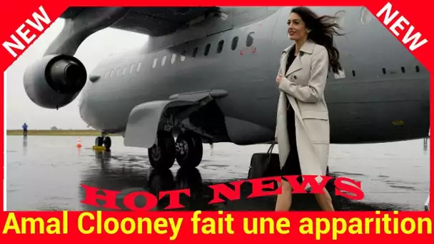 Amal Clooney fait une apparition remarquée… en Bretagne !