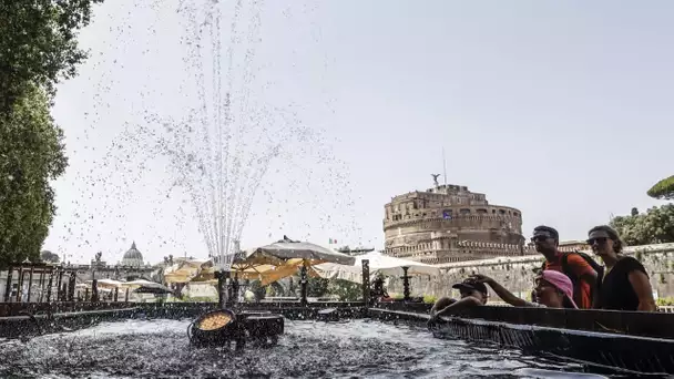 Canicule : en Italie, les températures sont étouffantes et les habitants s'adaptent