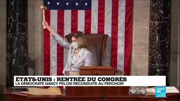 États-Unis : la démocrate Nancy Pelosi réélue présidente de la Chambre des représentants