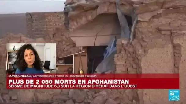 Séisme en Afghanistan : le bilan dépasse désormais 2 000 morts, selon les autorités talibanes