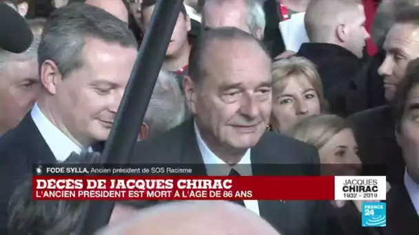 Décès de Jacques Chirac : il était "sincère et entier" avec l'Afrique