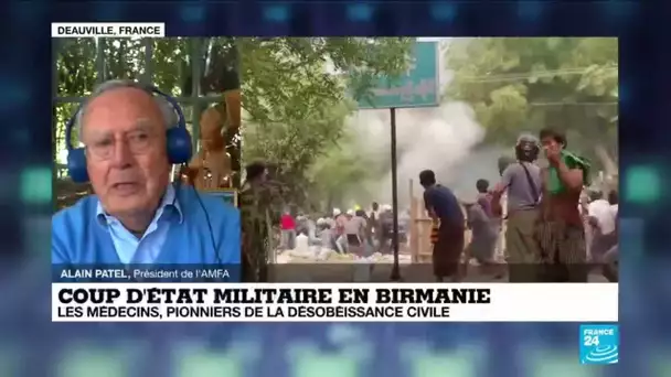 Coup d'État militaire en Birmanie : les médecins, pionniers de la désobéissance civile