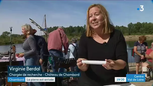 Chambord : la pierre de tuffeau est bien arrivée à Saint-Dyé-sur-Loire