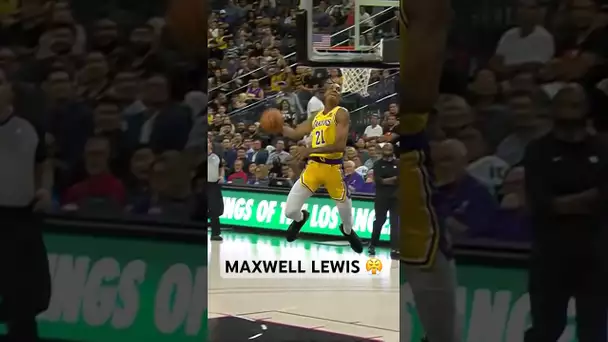 Lakers rookie Maxwell Lewis with the RIDICULOUS windmill slam! 🔥 | #Shorts