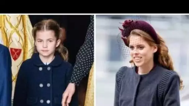 Si charmant!' La princesse Charlotte partage un moment adorable avec la princesse Béatrice au mémori