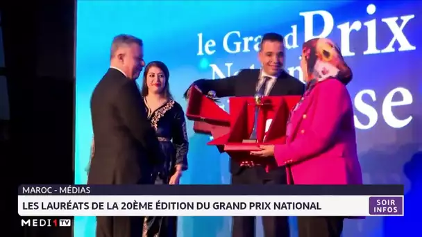 Les lauréats de la 20e édition du Grand Prix National de la Presse