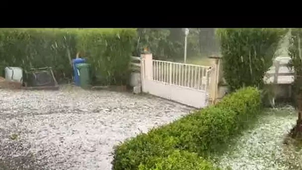 Orage de grêle sur le secteur de Limoges le 1er juin 2020