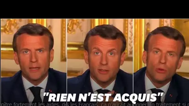 Le discours intégral du 13 avril d'Emmanuel Macron