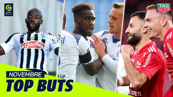 Top buts Ligue 1 Uber Eats - Novembre (saison 2020/2021)