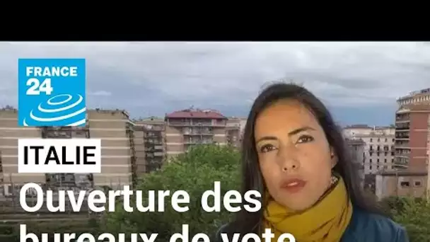 Législatives en Italie : les bureaux de vote ouvrent, l'extrême-droite favorite • FRANCE 24