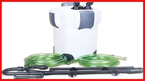 Super HW-304B 5-Stage External Canister Filter w/ 9w UV Sterilizer, 525gph