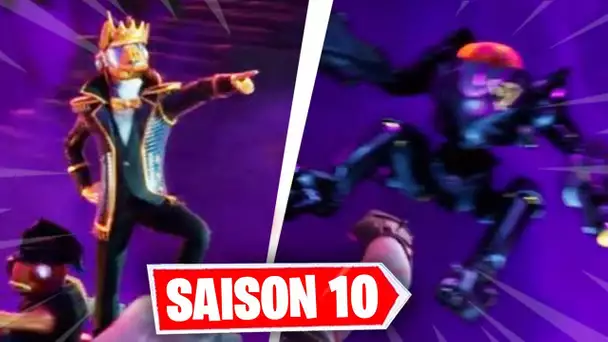 SAISON 10 : NOUVEAUX SKINS PASSE DE COMBAT + NOUVELLE MAP FORTNITE ...