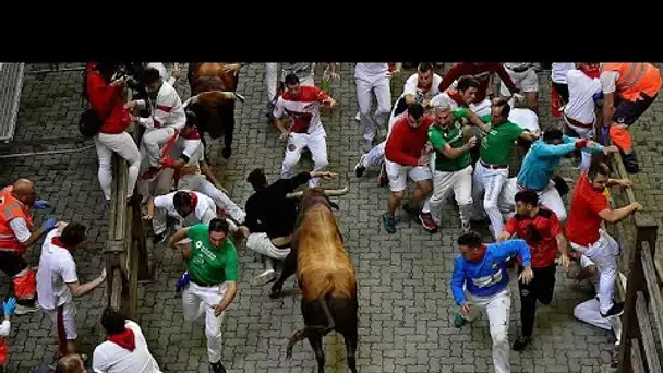 Plusieurs personnes encornées à la San Fermin en Espagne