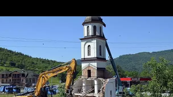 Bosnie : destruction d'une église orthodoxe illégale près de Srebrenica