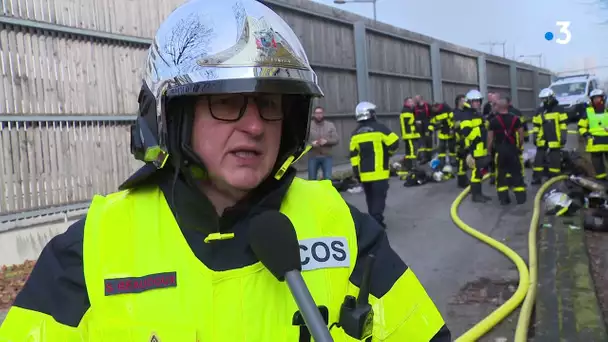 Besançon, incendie de la fourrière : intervention dangereuse pour les pompiers