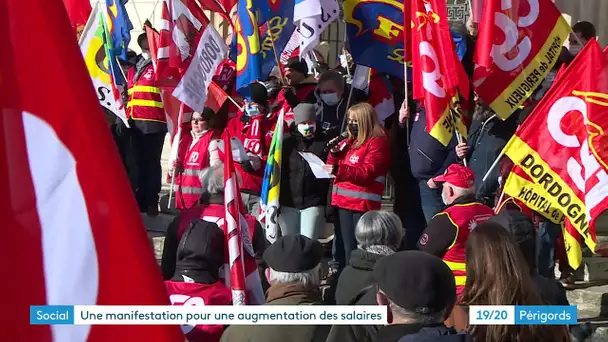 Social : journée de mobilisation pour les salaires à Périgueux