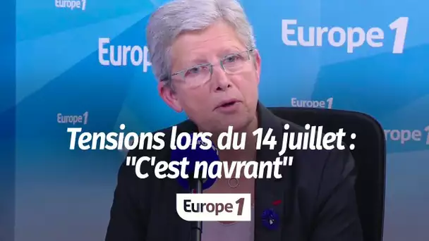 Tensions lors du 14-Juillet : "Je trouve ça vraiment navrant", réagit la secrétaire d'État Genevi…