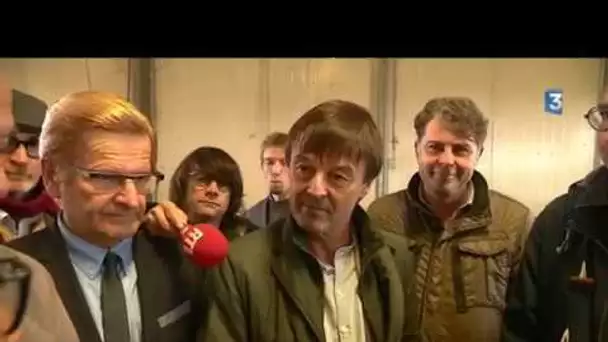 Loir-et-Cher : Nicolas Hulot en visite sur fond de glyphosate