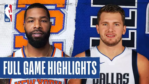 KNICKS at MAVERICKS | FULL GAME HIGHLIGHTS | November 8, 2019