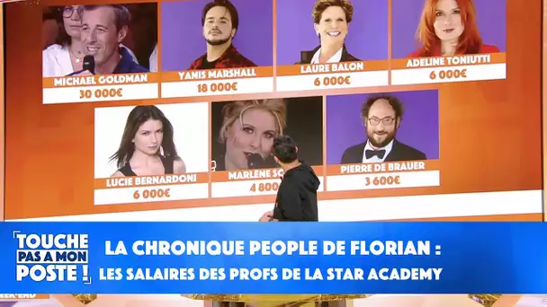 La chronique people de Florian : les salaires des profs de la Star Academy révélés !