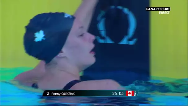 Olesiak remporte le 50M Papillon Dames