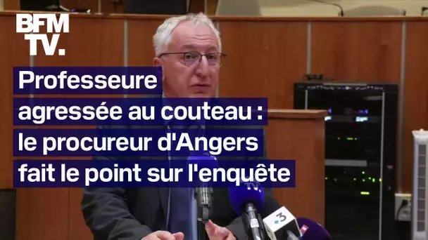 Professeure agressée au couteau: le procureur d'Angers affirme que le suspect "a été mis en examen"