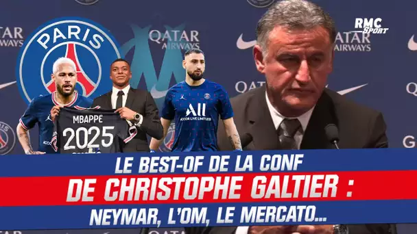 PSG : Neymar, Marseille, le mercato... Le best-of de la conférence de Christophe Galtier