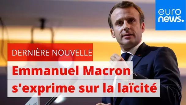 Emmanuel Macron s'exprime sur la laïcité