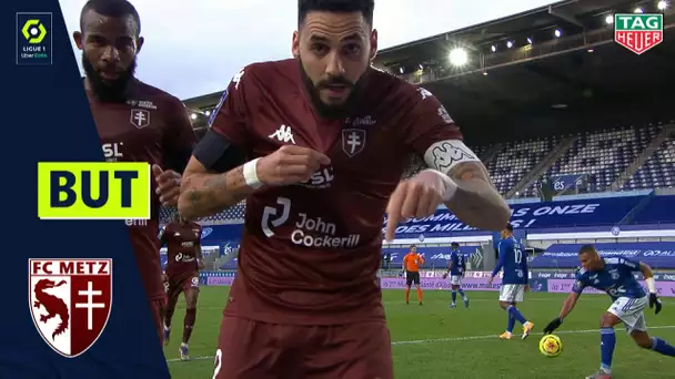 But Dylan BRONN (35' pen - FC METZ) RC STRASBOURG ALSACE - FC METZ (2-2) 20/21