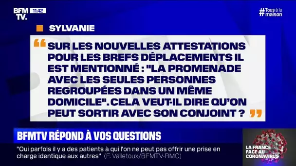 Peut-on sortir avec son conjoint pour les brefs déplacements mentionnés sur les attestations ?