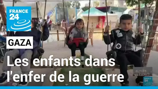 À Gaza, les enfants tentent de survivre au milieu des bombardements • FRANCE 24