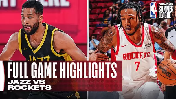 JAZZ vs ROCKETS | NBA SUMMER LEAGUE | FULL GAME HIGHLIGHTS